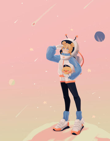 Cosmic Pilots, original characters, 2020