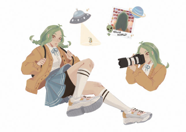 Futaba, original character, 2020