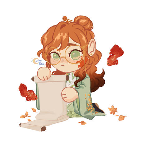 Chibi Commission, Liantreecastle, 2021