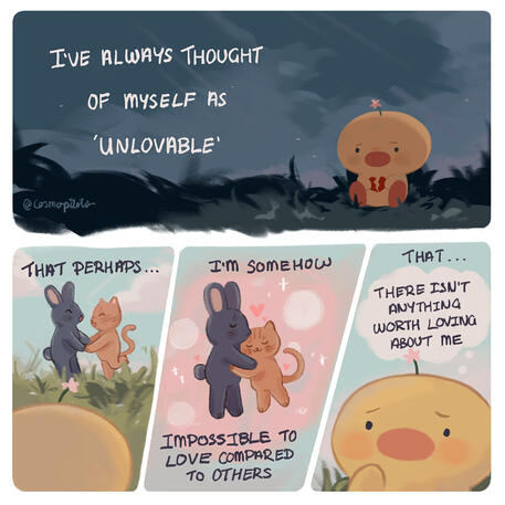 unlovable, pg 1. (2023)