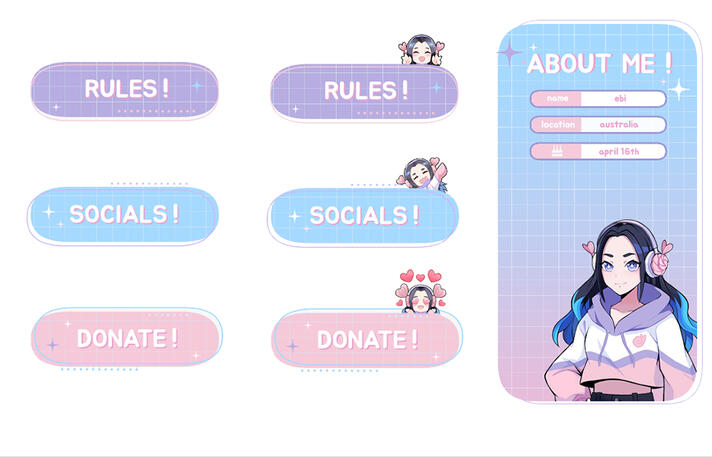 Twitch Panels, Ebifried